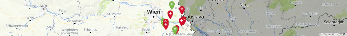 Map view for Pharmacies emergency services nearby Eckartsau (Gänserndorf, Niederösterreich)